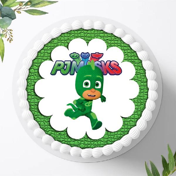 Preview: PJ Masks Pyjamahelden Tortenaufleger Ø 20cm, 0041z
